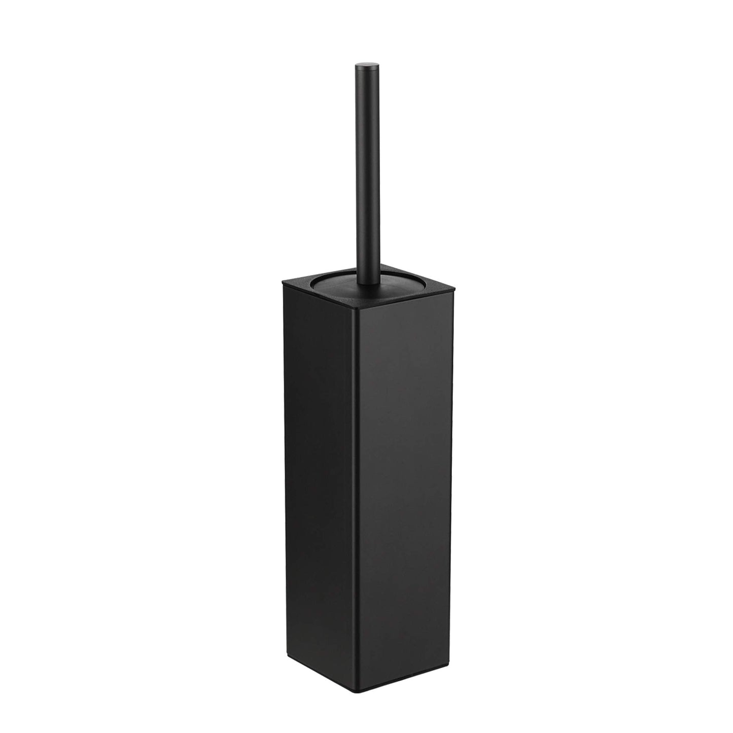 BGL Freestanding Aluminium Toilet Brush with Holder for Bathroom Storage and Organization Toilet Bowl Cleaner Brush and Holder, Square Design Sturdy