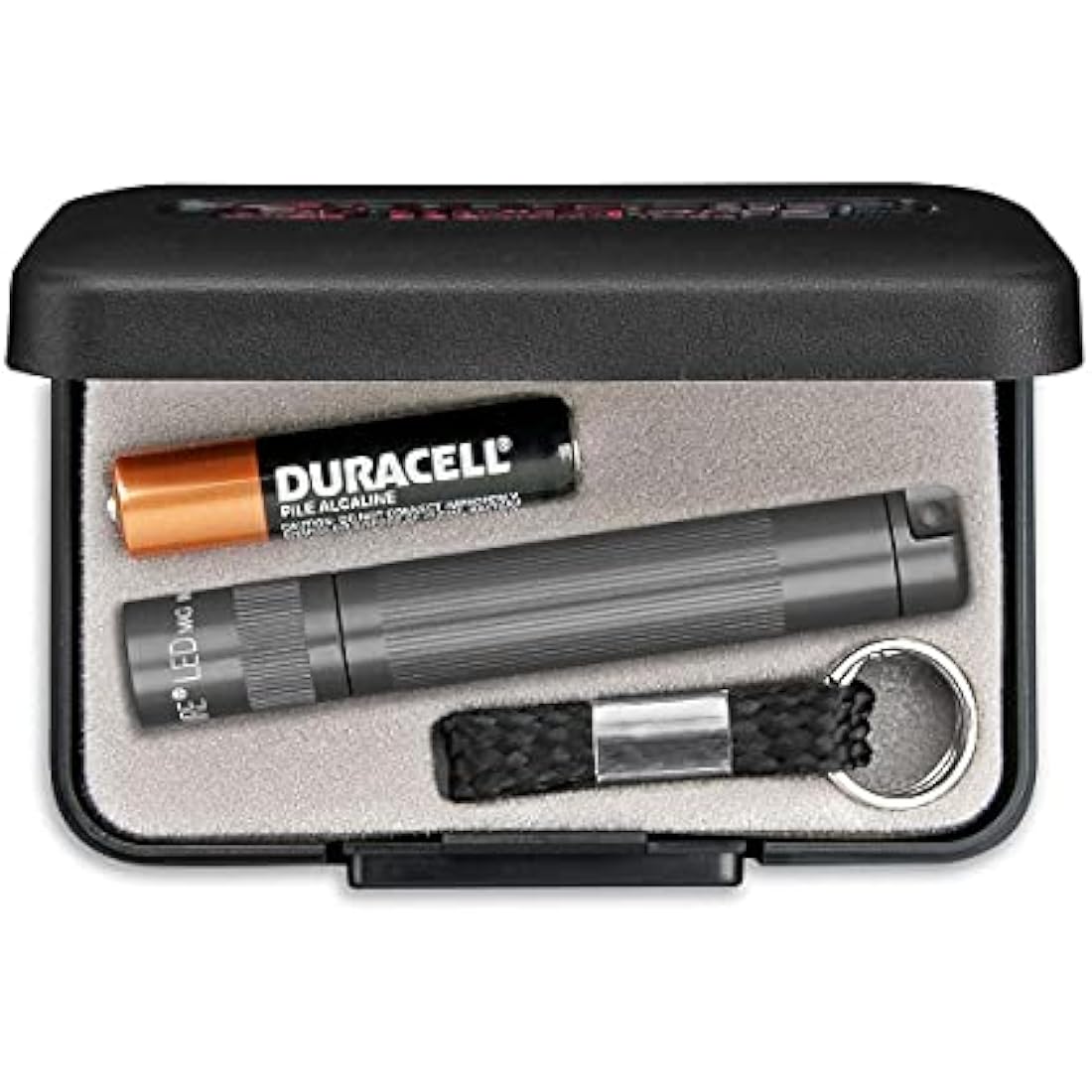 Maglite Solitaire LED Presentation Box Flashlight - Grey