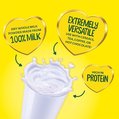 Nido Instant Full Cream Milk Powder, Substitute for Fresh Milk, for Tea & Coffee 2.5kg Tin