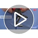 Knipex Cobra® QuickSet High-Tech Water Pump Pliers grey atramentized, with slim multi-component grips 250 mm 87 22 250