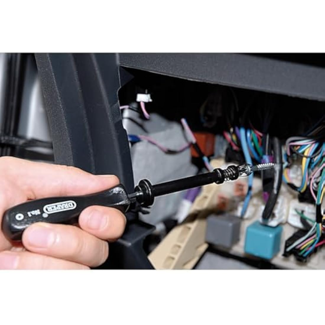 Draper Expert 2 -Piece Screw Holding Mechanics Screwdriver Set | Ideal Impact Resistant Plastic Grip | Hand Tools Set | FlatHead & PZ Type Screwdrivers | SVCM Steel Blades | 27591