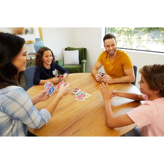 UNO Card Game with Collectible Storage Tin, Card Games for Kids, Adults, Families, Travel Game, 112 Cards and Instructions, Gift for 7 Year Olds and Up, HGB63