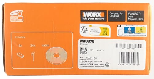 WORX WA0870 20M Magnetic Strip for Off-Limits Accessory for Landroid Robotic Mower
