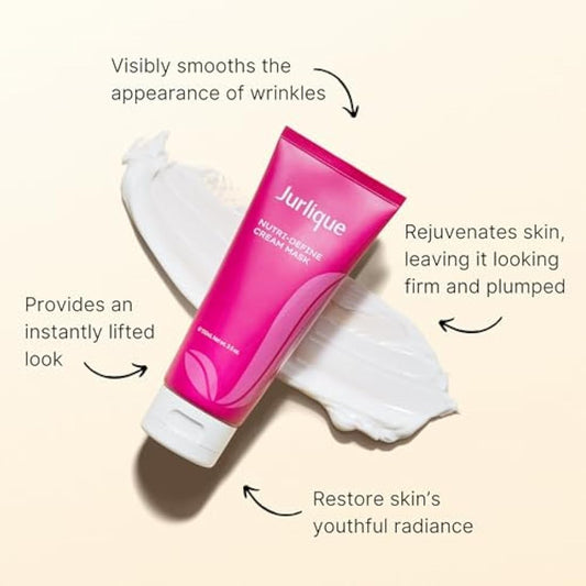 Jurlique - Nutri-Define Face Cream Mask - For All Skin Types - Natural Ingredients - Daily Face Moisturiser To Keep Skin Healthy - 100ml