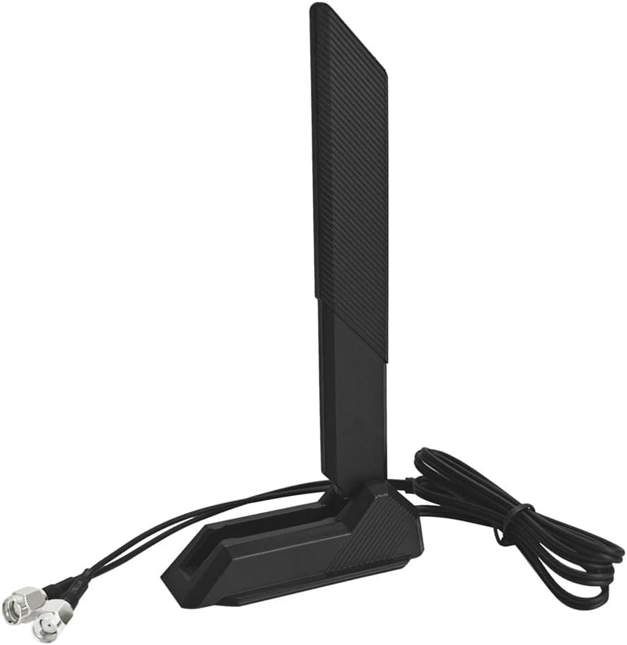 Gintai RP-SMA Dual-Band WiFi 6E Antenna for ASUS ROG Strix B550-F Gaming WiFi II/B550-PLUS/Prime B450M-A II/ROG Strix B650-A B650-PLUS B650E-F B550-A