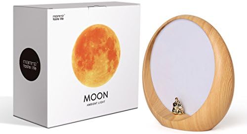 mamre Moon Ambient Light DIY Anniversary Wedding Valentines Day Gift Ideas Art Decor, Love Beneath The Red Moon, Plastic