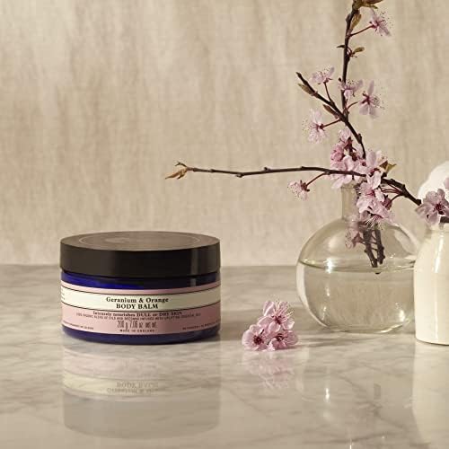 Neal's Yard Remedies Geranium and Orange Body Balm | Uplifting Moisture Boost | 200g