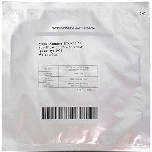 10 X Antifreeze Membranes Anti Freeze Pads for Cryolipolisis Device. NATUREGURU Medical Quality for Professionals & Private Individuals, Normalize CEE. (MEDIUM (27X30cm))