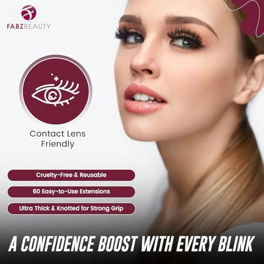 Individual Cluster Eyelashes False Extension | Ultra Thick Knotted Cat Eye Lash Clusters | Lightweight and Waterproof for a Stunning Look (Long 12 mm)