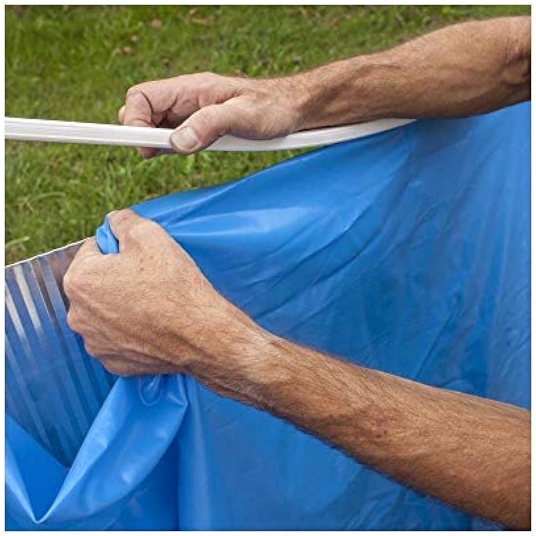 Gre FPR241 Liner for Round Pools, Colour Blue, Diameter 240 cm, Height 120 cm
