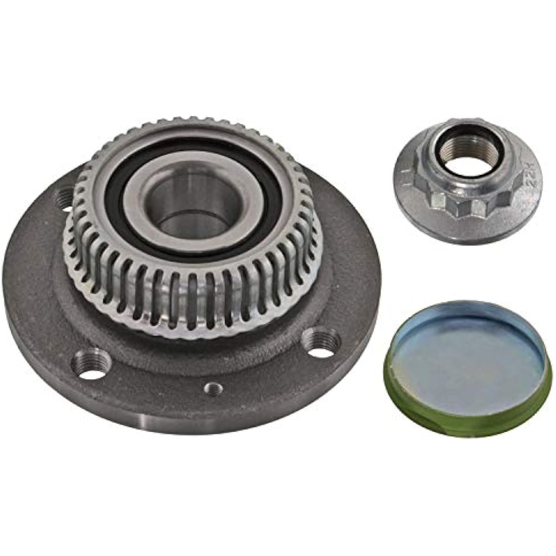 febi bilstein 28168 Wheel Bearing Kit with wheel hub and additional parts, pack of one