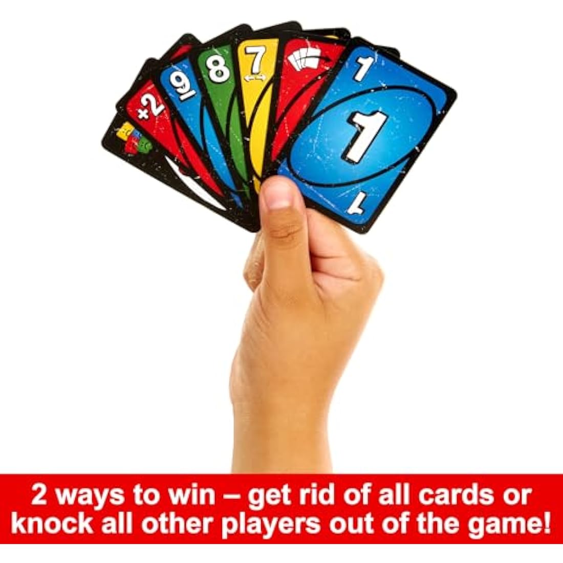 Mattel Games UNO Show ?em No Mercy Card Game for Kids, Adults & Family Parties and Travel With Extra Cards, Special Rules and Tougher Penalties., HWV18