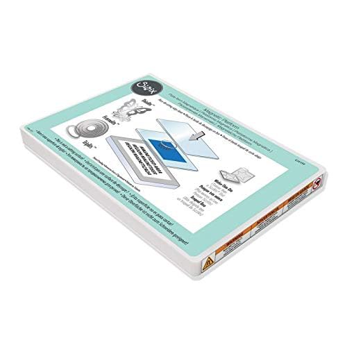 Sizzix Wafer-Thin Dies 656499, One Size, Stainless Steel, Sizzix Magnetic Platform,15 x 17.5 x 1.6 cm