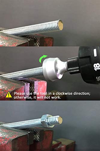 ORX PLUS TOOLS PO-045-TORXPLUS Tools Deburring External Chamfer Tool, Tungsten Blade, Deburring Drill Bit, Remove Burr Tools for Fit 1/8 inch-3/4 inch(3mm-19mm)