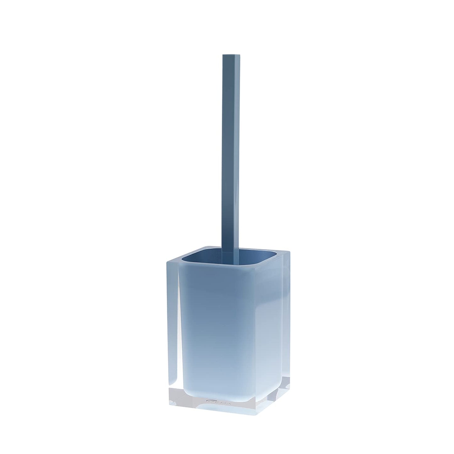 Gedy Auckland Light, Dimensions and Weight: 37.5 x 9.8 x 9.8 cm & 0.85 kg, Made Clear Resin, Toilet Brush Design by R&S, Handmade, 2 Year Warranty,