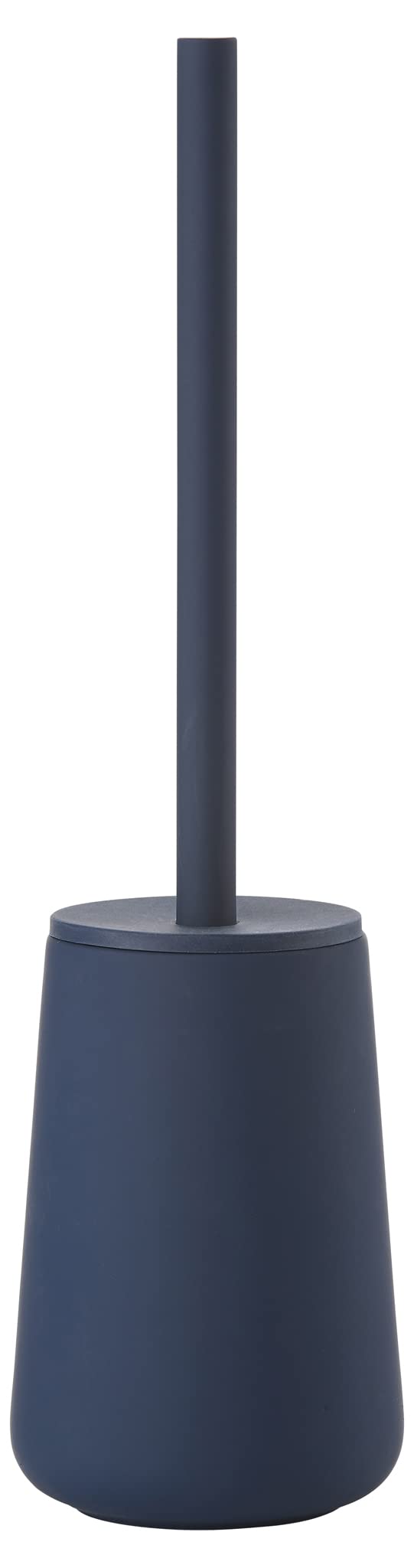 Zone Denmark Nova One Toilet Brush, Stoneware with Soft Touch Coating, Steel, Royal Blue