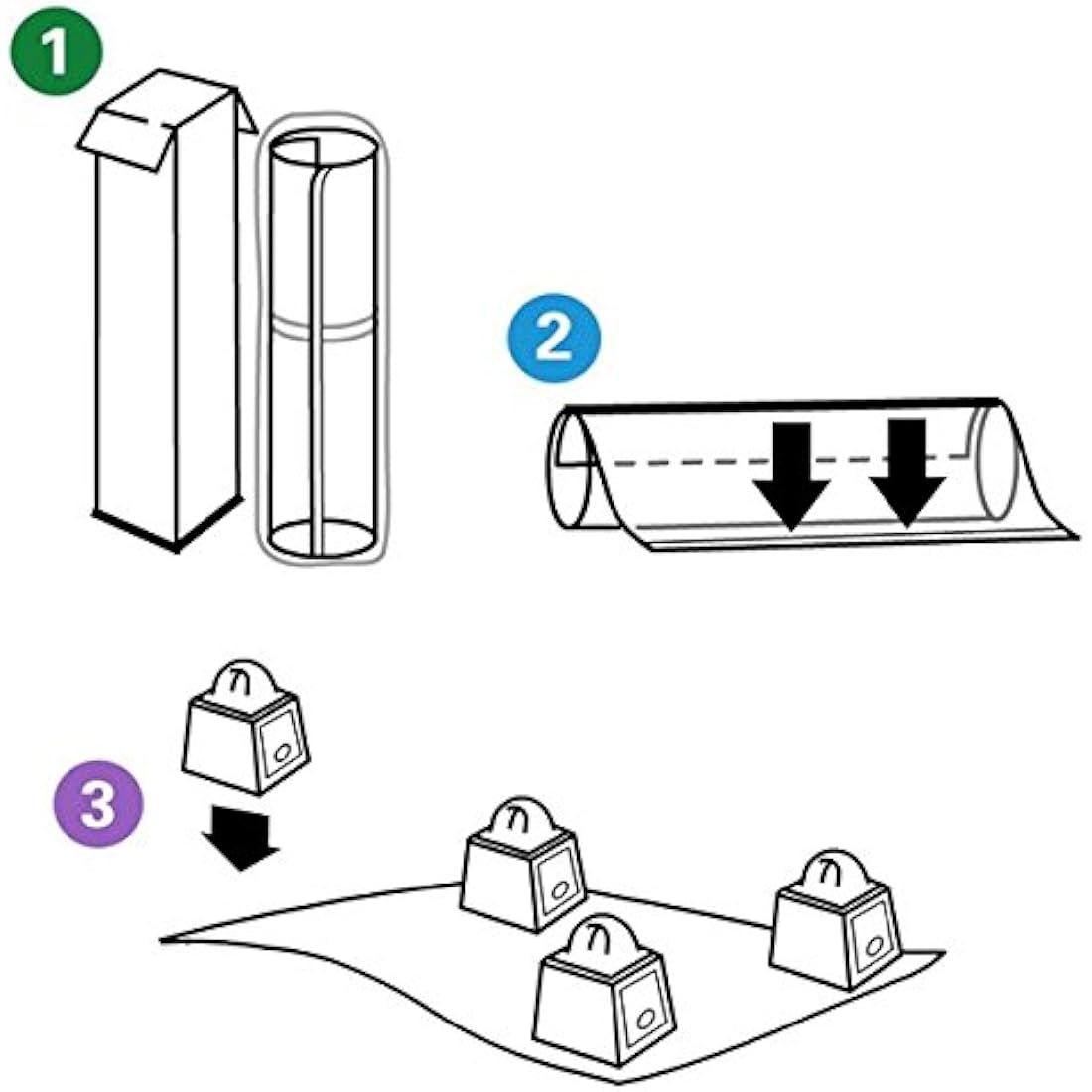 Kuyal Office Chair Mat for Carpets,Transparent Thick and Sturdy Highly Premium Quality Floor Mats for Low and Medium Pile Carpets, with Studs 36" X 48"