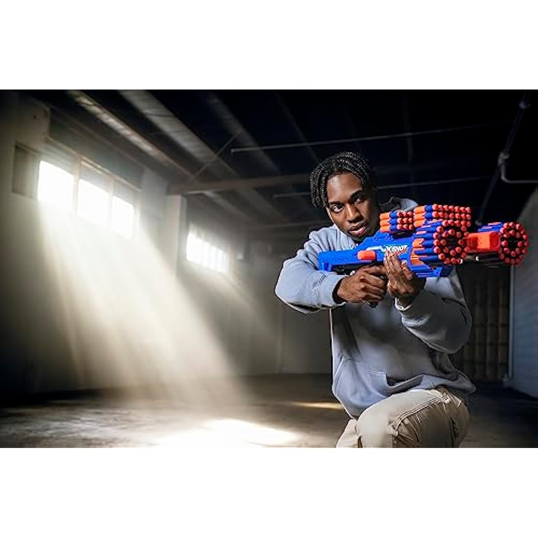 XSHOT Insanity Berzerko by ZURU with 48 Darts, Air Pocket Technology Darts and Dart Storage, Outdoor Toy for Boys and Girls, Teens and Adults, Berzerker, Bezerko