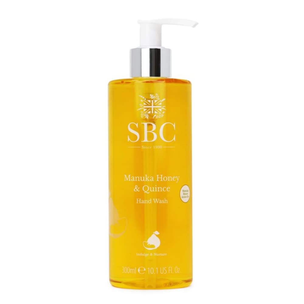 SBC Skincare Manuka Honey & Quince Hand Wash - 300ml | Luxurious Hand Wash For All The Family | Moisturising Hand Soap | Hand Wash For Dry Or