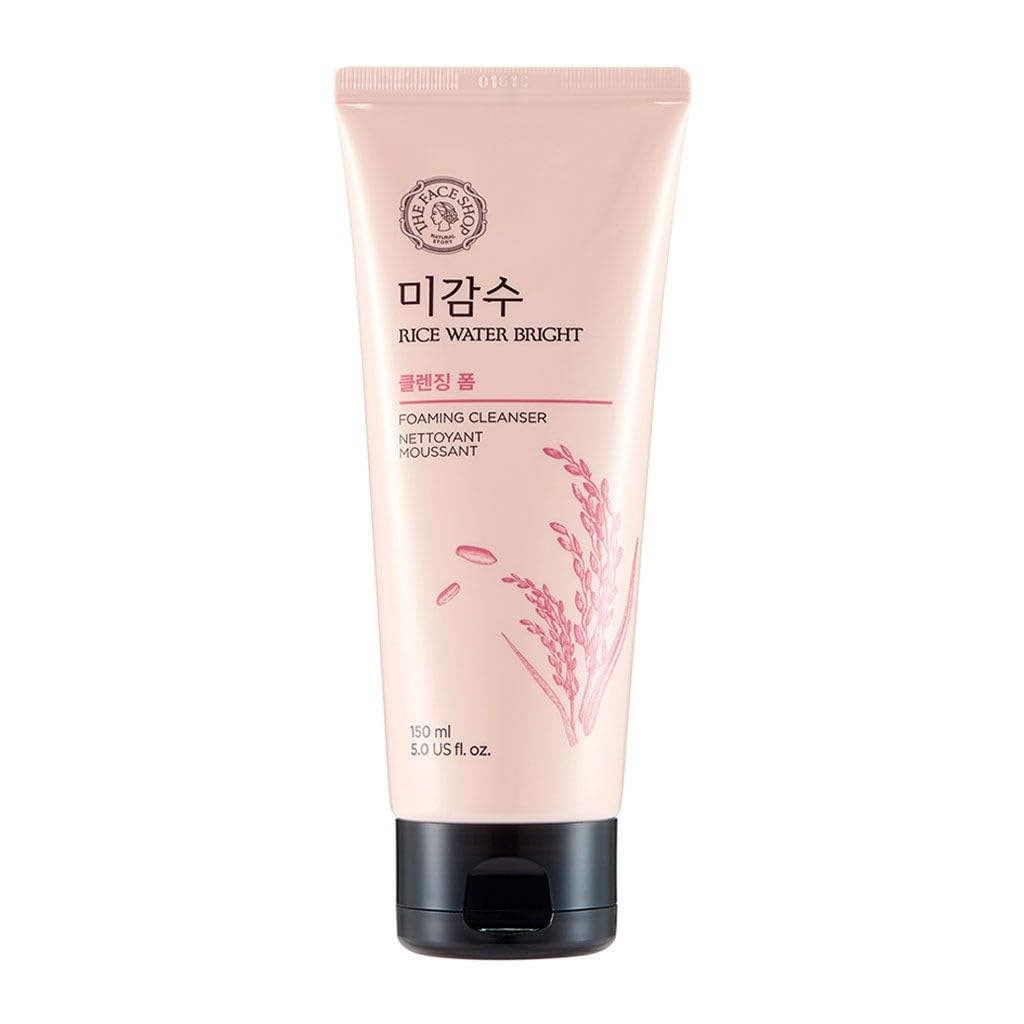The Face Shop - Rice Water Bright Foaming Cleanser 150ml / 5 Fl Oz