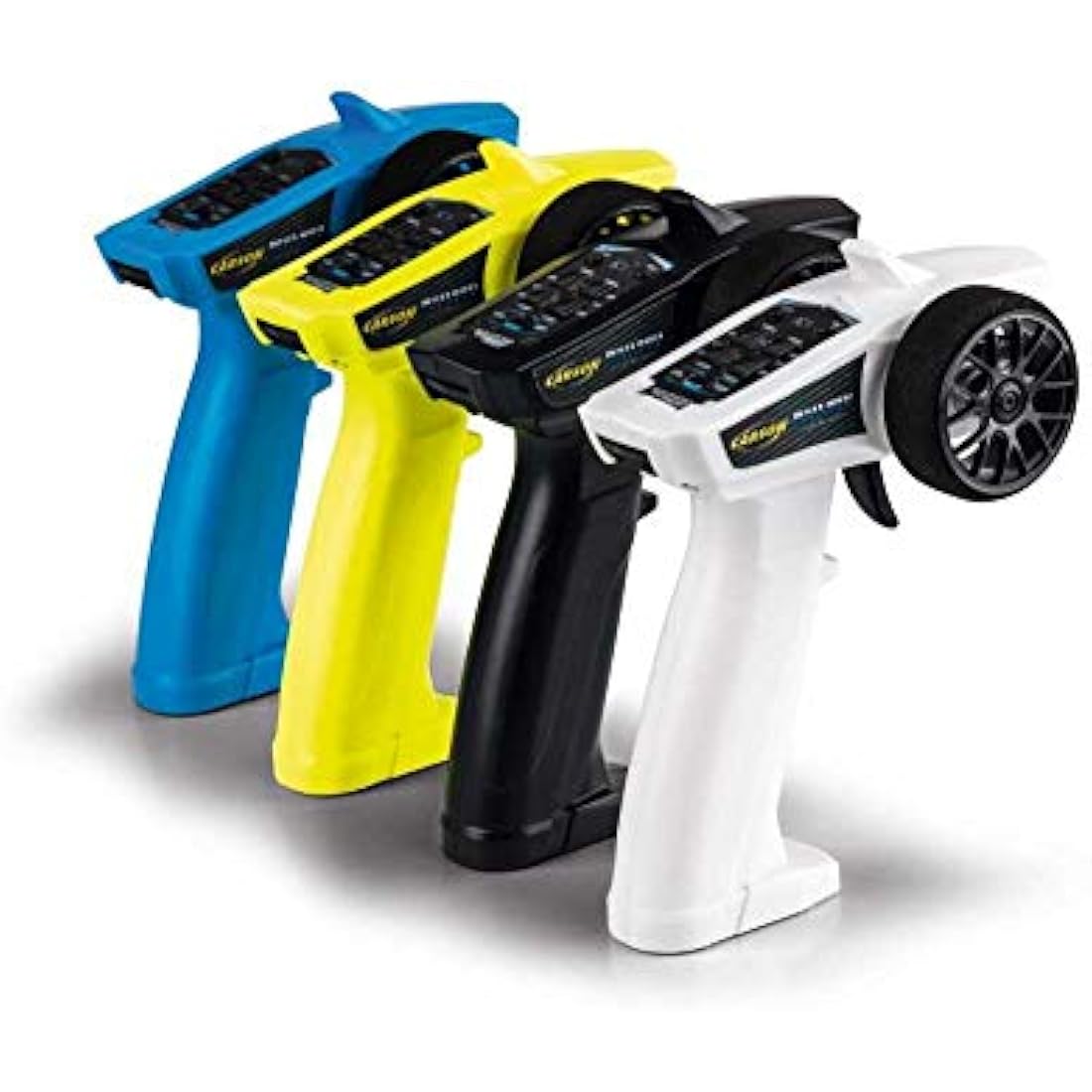 Carson 500500100 Reflex Wheel Start 2.4G Radio, Model Building, Accessories, Remote Control, Receiver, 3 Channels, Tamiya Kit Compatible, Blue