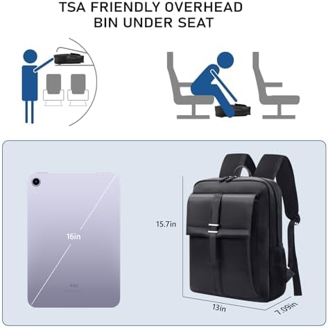 Dobaly Laptop Backpack Travel Backpack Laptop Rucksack, Water Resistant College School Backpack Business Work Bag for Men and Women