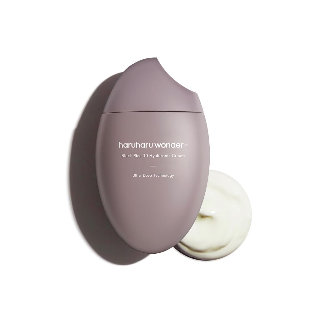 haruharu wonder Black Rice 10 Hyaluronic Cream, Face Moisturizer, Vegan, Cruelty Free, Daily skincare, Korean Skincare, 50ml