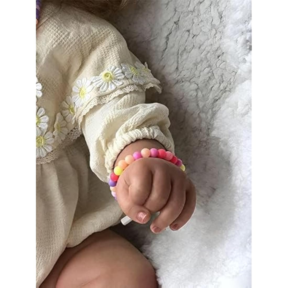 Pinky Reborn Dolls Lovely 24 inch 60 cm New Reborn Maddie Girl Doll with Rooted Blonde Hair Soft Cuddle Body Toys