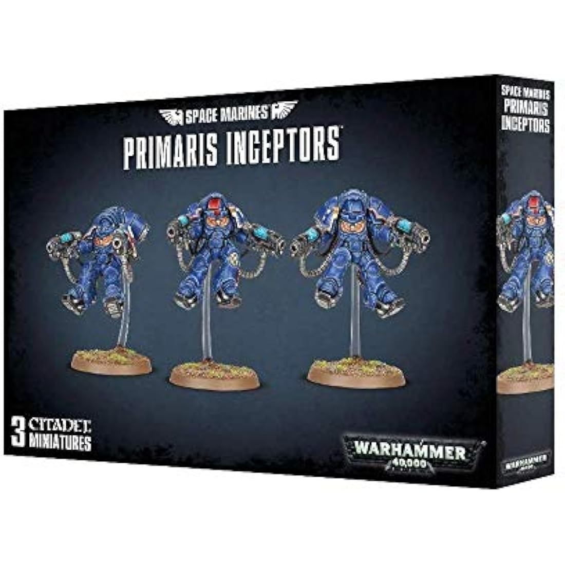 Games Workshop 99120101193 "Space Marines Primaris Inceptors Plastic Kit,Black