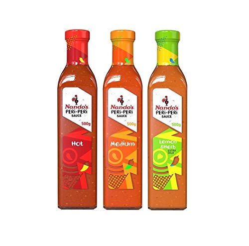 Nando's Peri-Peri Sauce Collection 500g (Pack of 3)