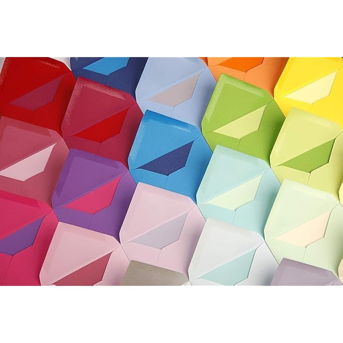 Clairefontaine - Ref 5582C - Pollen Envelopes (Pack of 20) - C5 Sized, 120gsm Paper, Gummed Seal, Inkjet & Laser Printer Compatible, Acid Free - Intensive Red