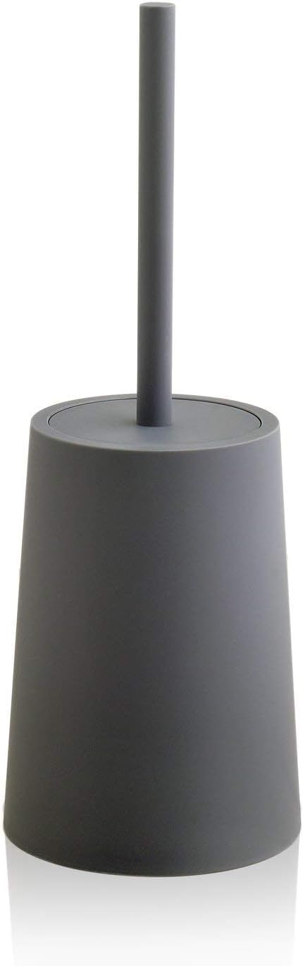 Toilet Brush and Holder for Bathroom Toilet Bowl(Grey)