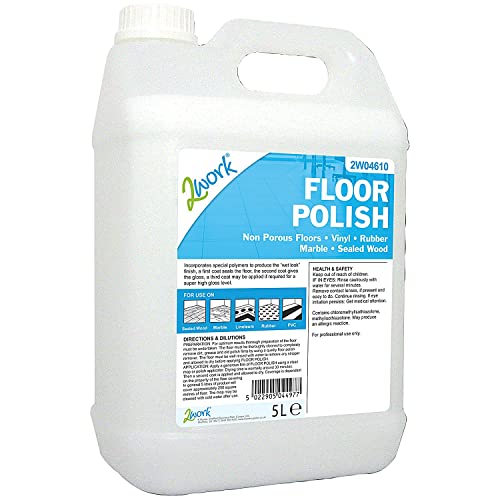 2Work 2W04610 Floor Polish 5 Litre