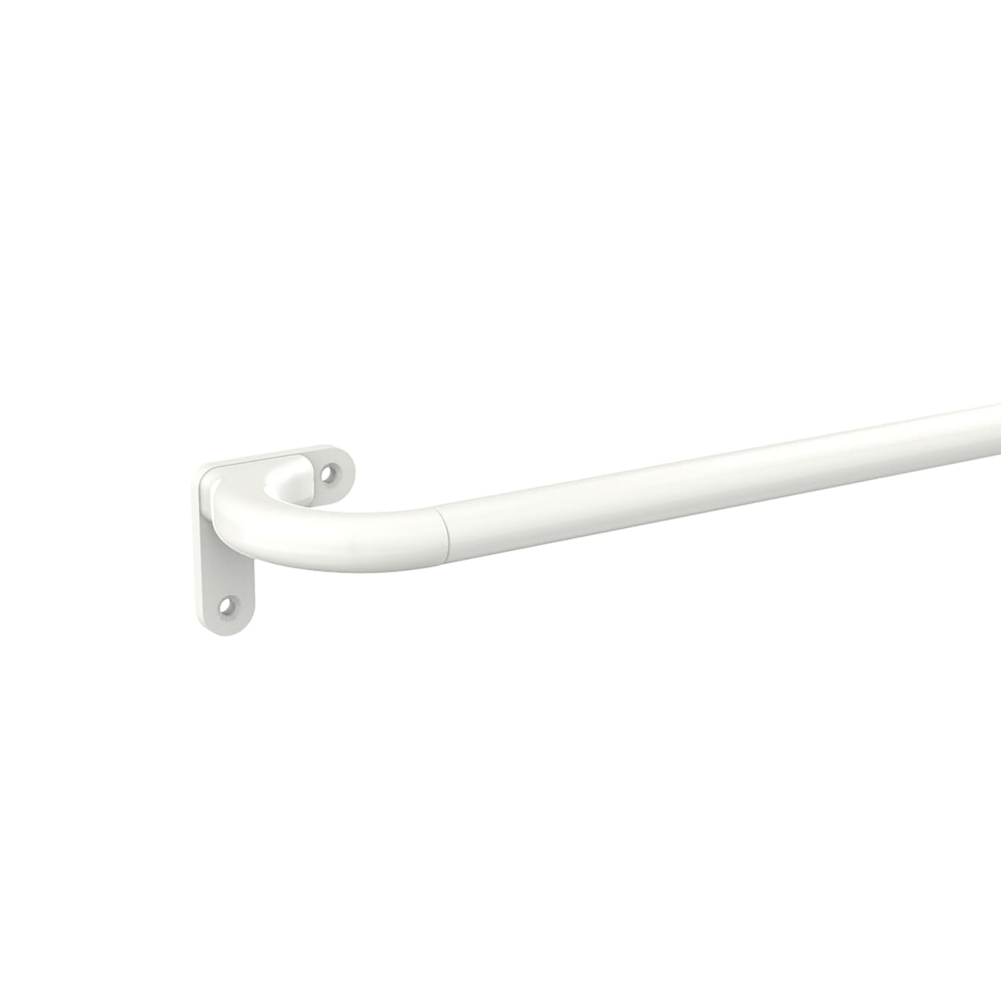 GCurtain Curtain Poles, Pole Wrap 28-48 Inch, 5/8 Inch Diameter, Wrap Around Curved Curtain Poles for Indoor and Outdoor, Modern Contemporary Design,