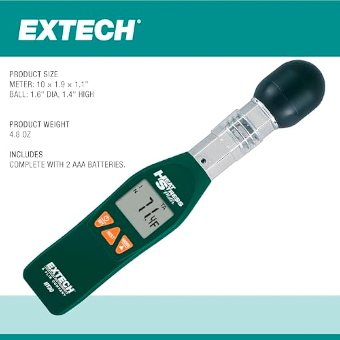 Extech HT30 Heat Stress WBGT Meter