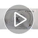 Comely LED Ceiling Lights, 39W Lighting Fixture, Dia 40cm Round Modern Design Ceiling Lighting for Hallway Balcony Bedroom Corridor, Natural Light 4500K