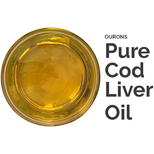1000ml Cod Liver Oil for Animals & Dogs - Veterinary Feed Grade Liquid 1 Litre