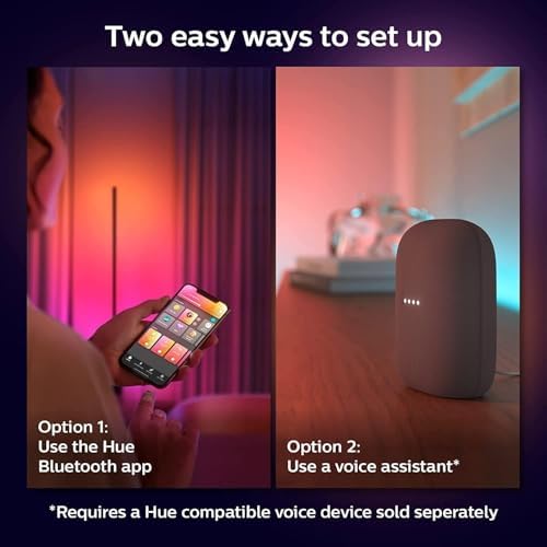 Philips Hue Gradient Light Strip 2m. for Syncing with Entertainment, Media and Music. with Bluetooth. Works with Alexa, Google Assistant and Apple Homekit., White