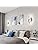 EIDISUNY LED Ceiling Light Modern 27cm Silver 2 Square Simple Ceiling Light Fixture LED for Corridor Kitchen Stairs Hallway Study Room Bedroom Living Room - Chrome 22W (Natural 4500K.