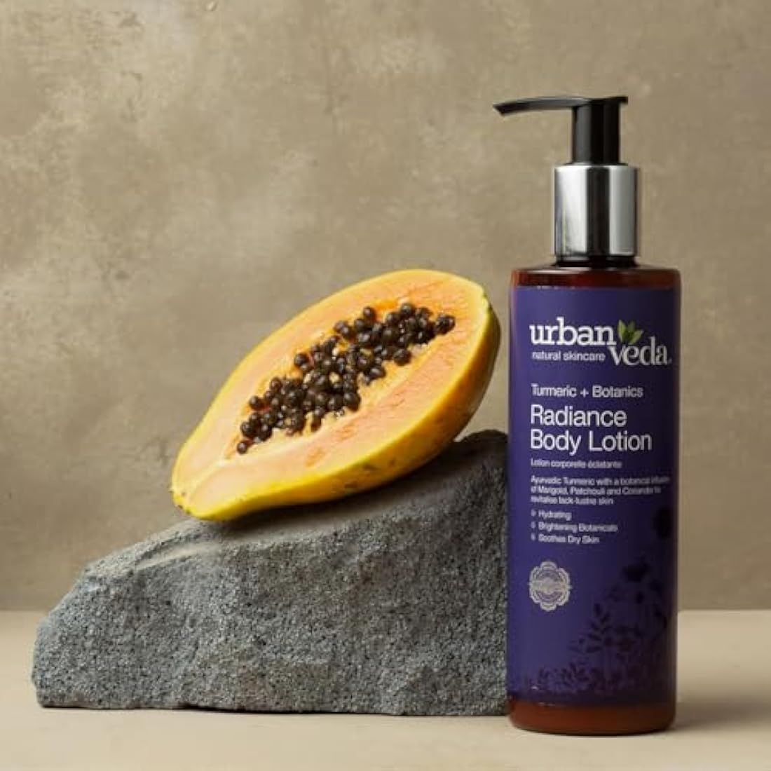 Urban Veda Radiance Body Lotion | Brightening Body Lotion for Skin Care | Body Moisturiser for Dry Skin & Dull Skin | Hydrating Body Cream with Glycerine | Moisturiser for Men & Women |2x 250 ML