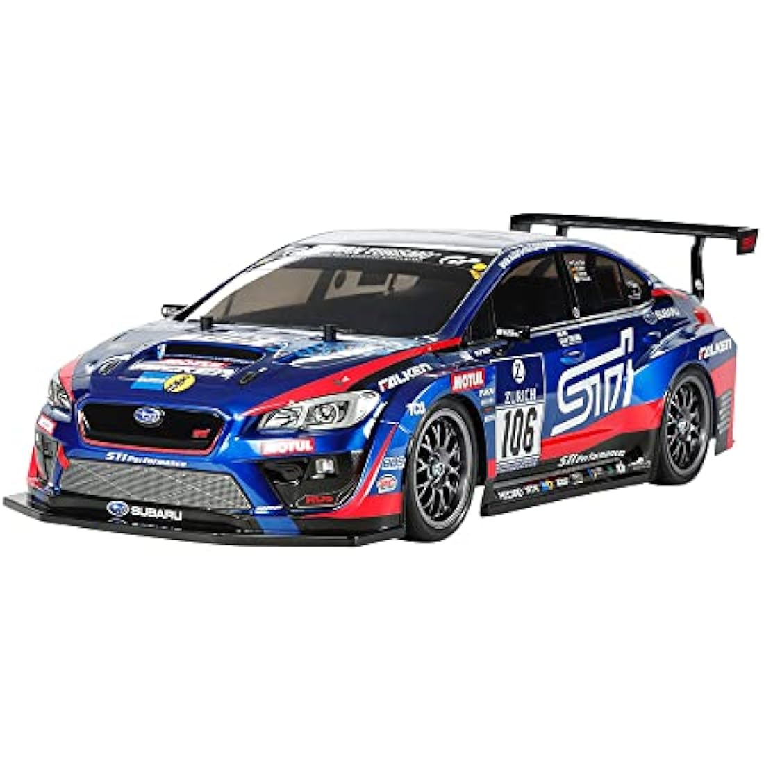 TAMIYA 58645-1:10 RC Subaru WRX STI 24H Nürburgring TT-02 Remote Control Car/Vehicle, Model Building, Kit, Hobby, Assembly