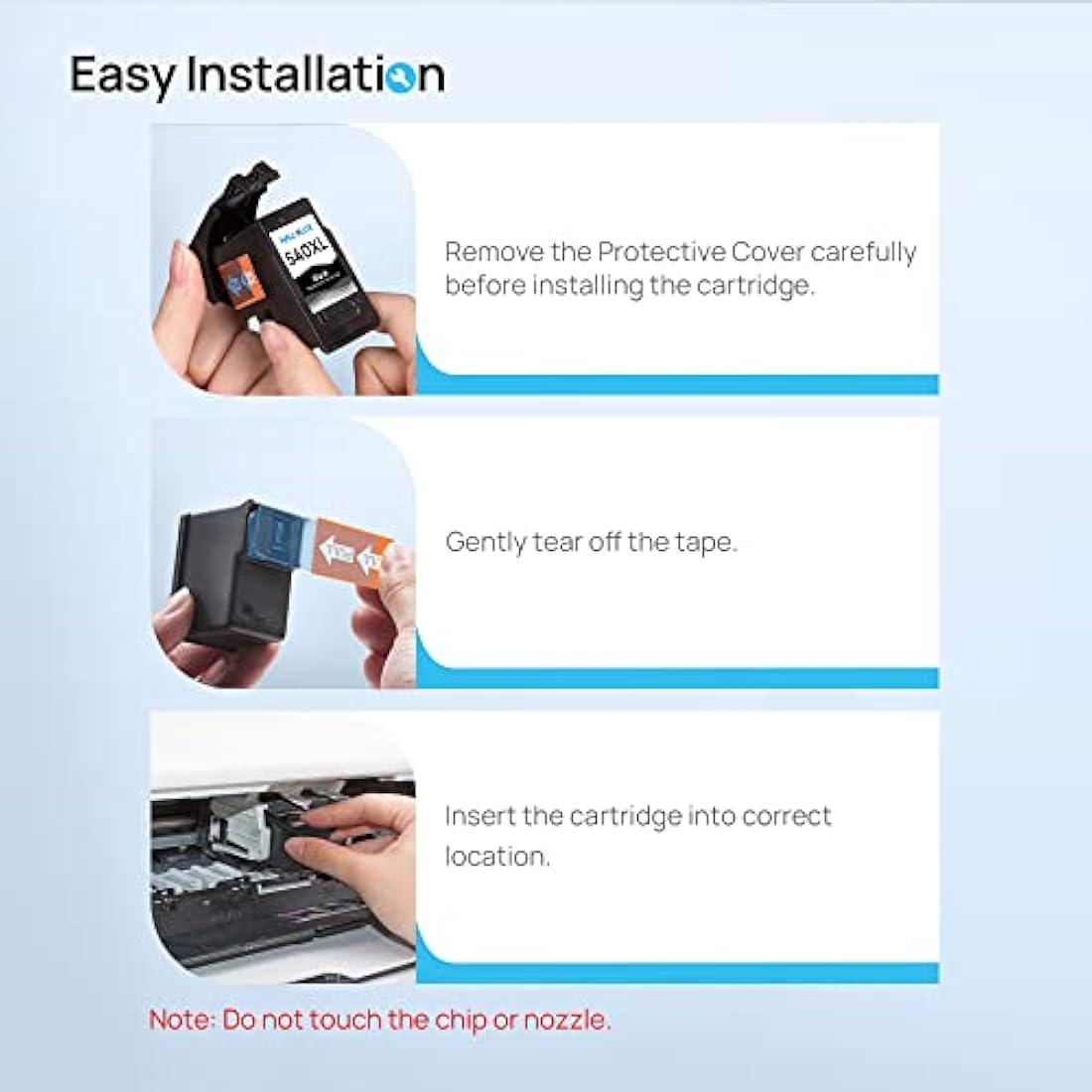 PG-540XL CL-541XL High Yield Ink Cartridges Black and Tri-Colour Combo Pack HALLOLUX Replacement for Canon 540XL 541XL Compatible for Pixma MX475 MX525 MG3650 MG3600 MG3250 MG2150 MG3100 MG3550 MG4100