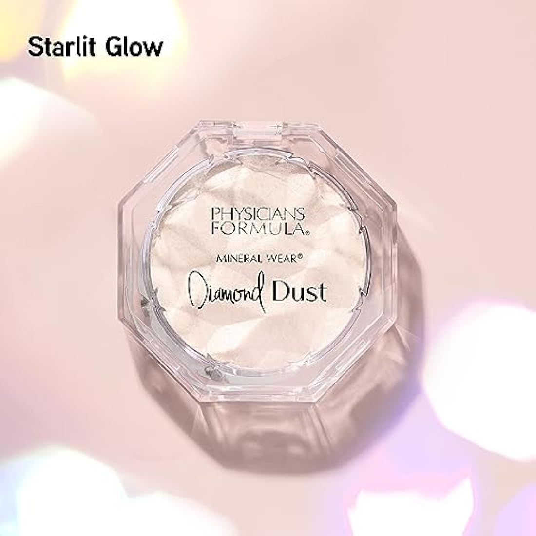 Physician's Formula, Inc., Mineral Wear Diamond Glow Dust, Face Powder with a Luminous and Glimmering Effect, Blurring Formula Leaves a Glass-Skin Effect, Starlit Glow