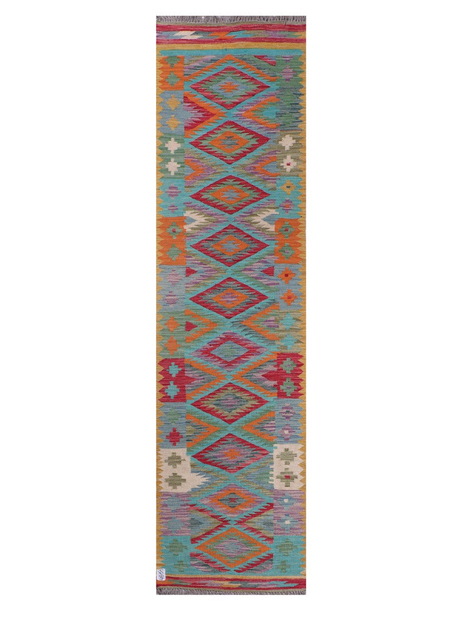 Maimana Kilim Runner - 285 x 74 cm