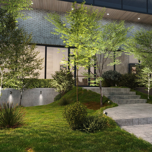 4lite Marinus GU10 Single Direction Outdoor Wall Light without PIR - Anthracite