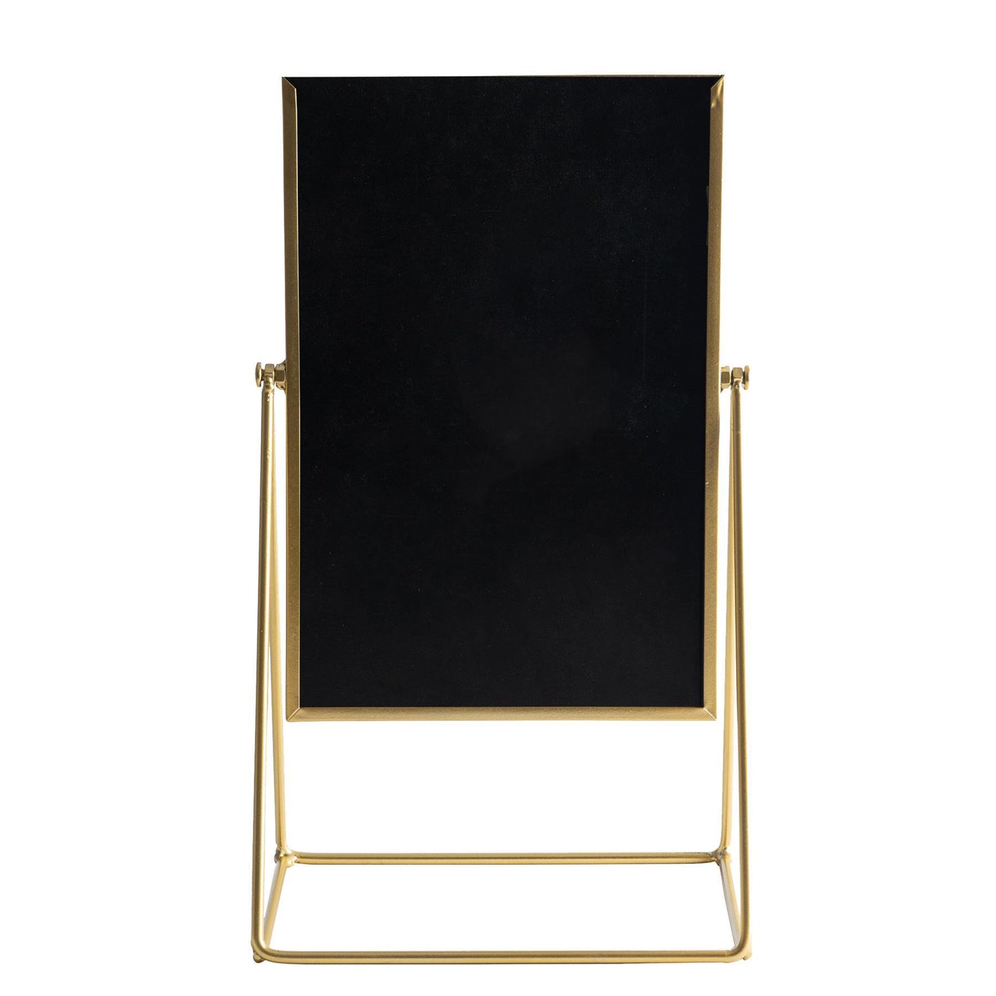 22cm x 39cm Gold Square Dressing Table Mirror