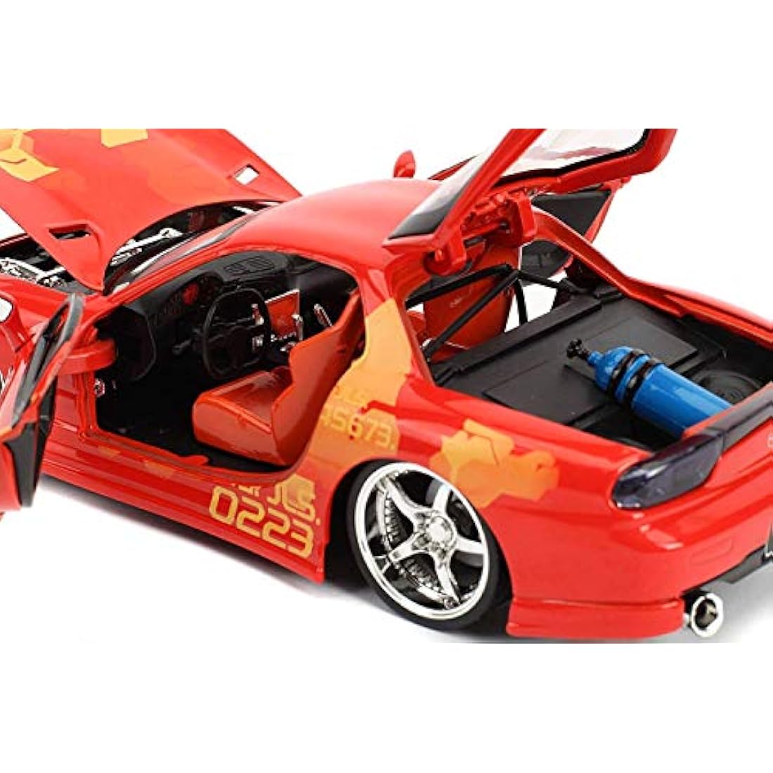 Jada 30747 1:24 1993 Mazda RX-7-Orange