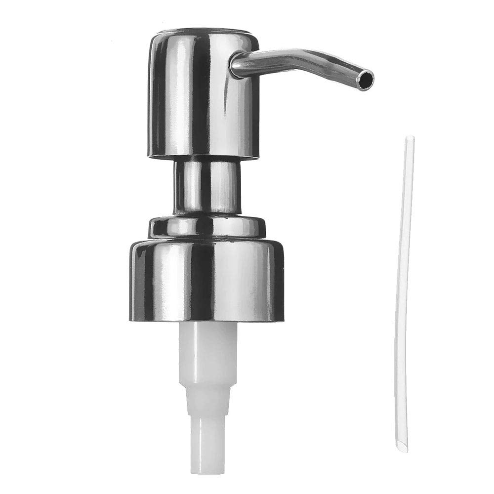 ERYUE Replacement Pump Stainless Steel Soap and Lotion Dispenser Pump Dispenser Replace Head Apply to 26mm-27.4mm Diameter