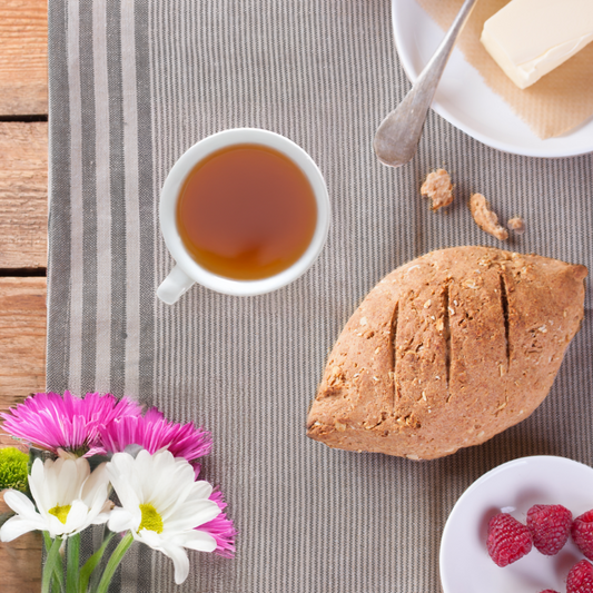 Doro Set Of Three Grey And White Tea Towels
