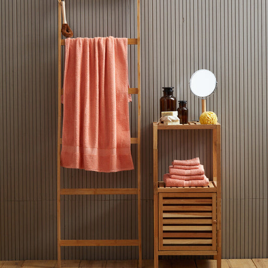 Thread and Loom 6 Piece Peach Pink Towel Set